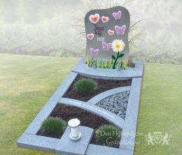 Kindergrafmonument glas