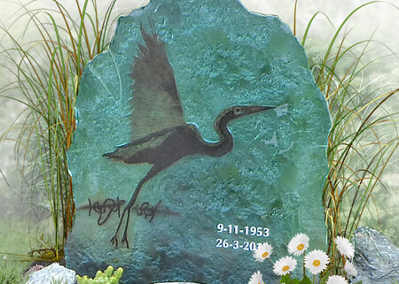 foto op grafsteen