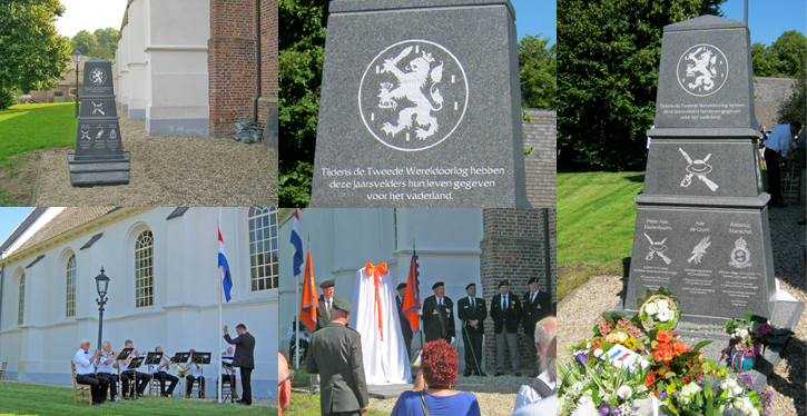 In de Media - Oorlogsmonument Jaarsveld - Den Hollandsche Gedenktekens